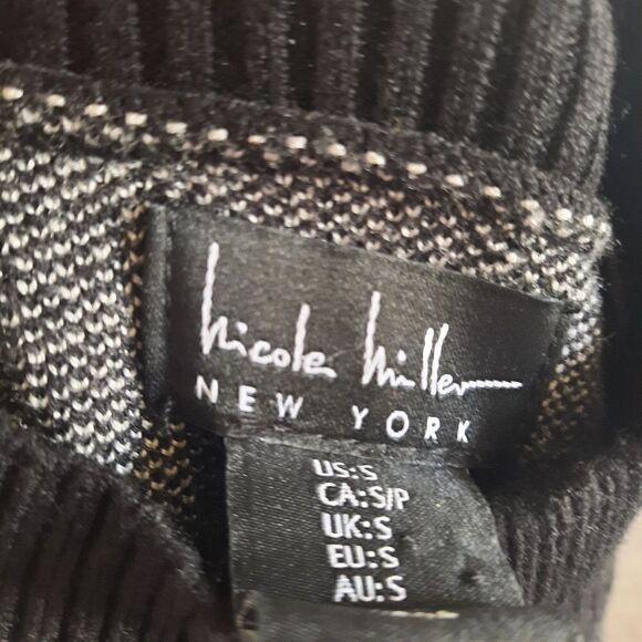 NICOLE MILLER Printed Turtleneck Sweater - Picture 2 of 5